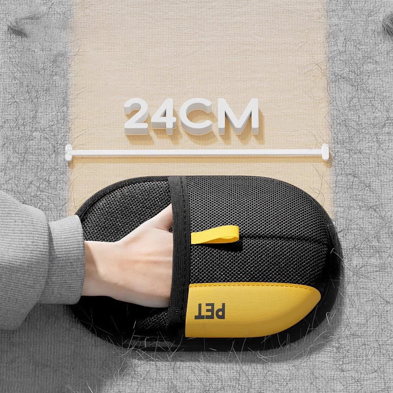 Pet Hair Removal Grooming Gloves, Double-Sided Deshedding Tool