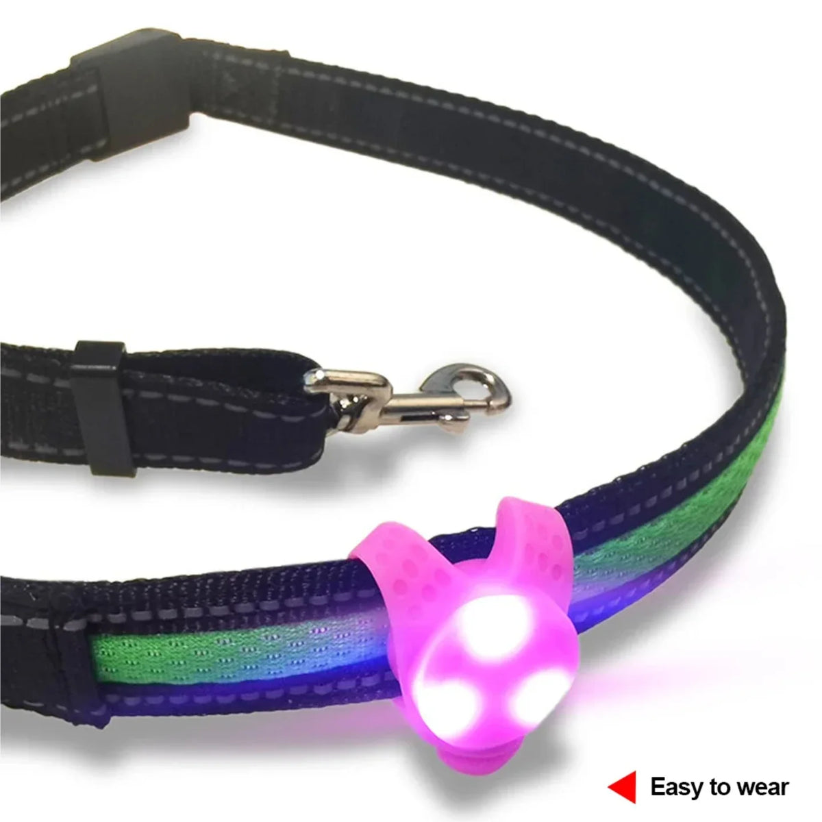 LED Glow Safety Collar Pendant for Dogs & Puppies