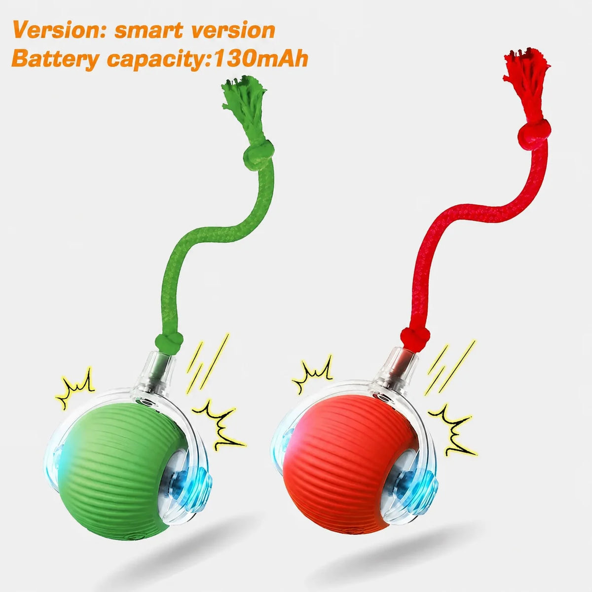 Smart Interactive Cat Ball Toy, Rechargeable Automatic Rolling Ball