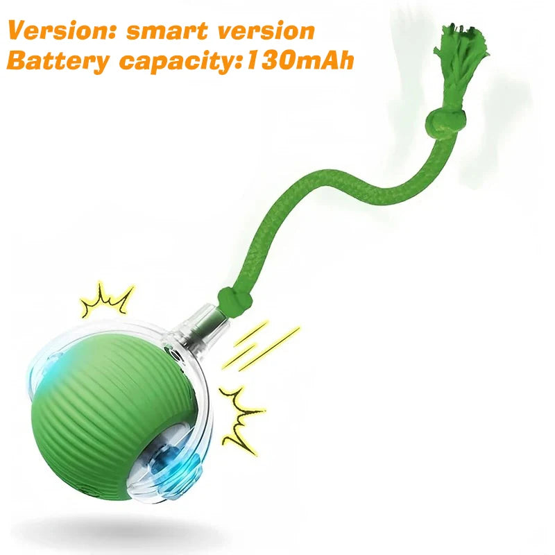Smart Interactive Cat Ball Toy, Rechargeable Automatic Rolling Ball