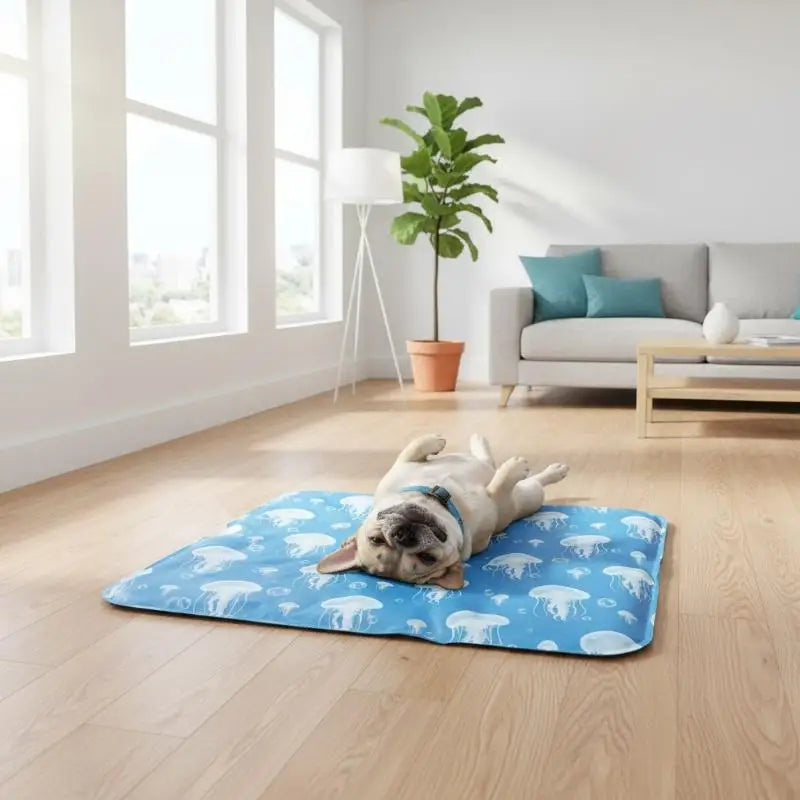 Hush Paws CoolDown Pro mat in living room